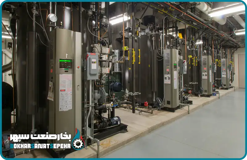 دیگ بخار کم فشار از انواع دیگ بخار صنعتی